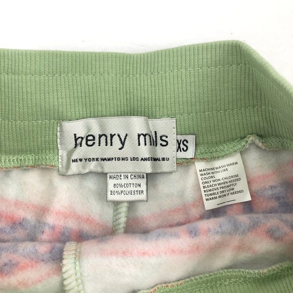 NWOT FP Henry Mills Matcha Aztec Fleece Shorts - Picture 5 of 7